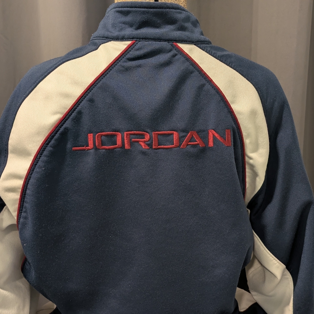 Jordan Men's Blue and White Jacket